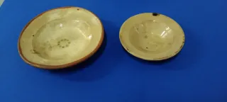 Ceramica popolare catalana del XIX secolo / Piatti di 'TROS'
