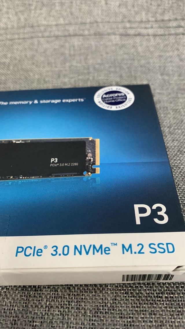 Crucial P3 1TB SSD PCIe 3.0 NVMe M.2