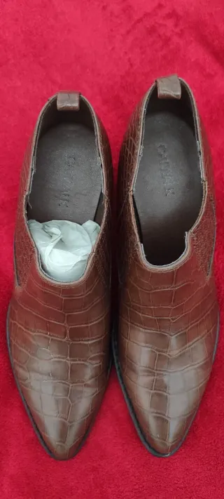 Botín marrón piel Catwalk