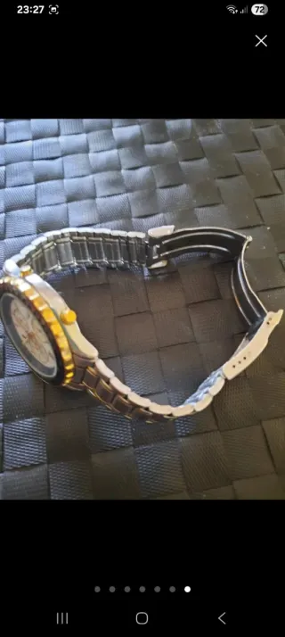 Reloj Lotus Cronógrafo Dorado y Plateado