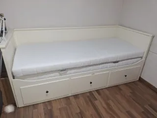 Cama Diván Ikea 3 Cajones Blanca