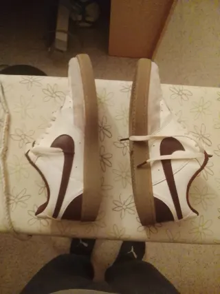 Nike Court Vision Zapatillas Blancas Rojas