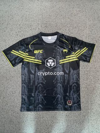 Camiseta UFC Negra y Amarilla Talla M