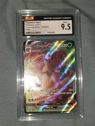 Carta Pokémon Trevenant VMAX 014/203 CGC 9.5