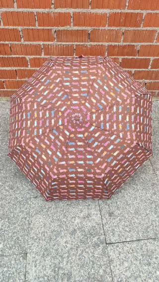 Paraguas perritos teckel multicolor