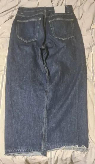 Pull&Bear Pantalón Baggy Azul Marino