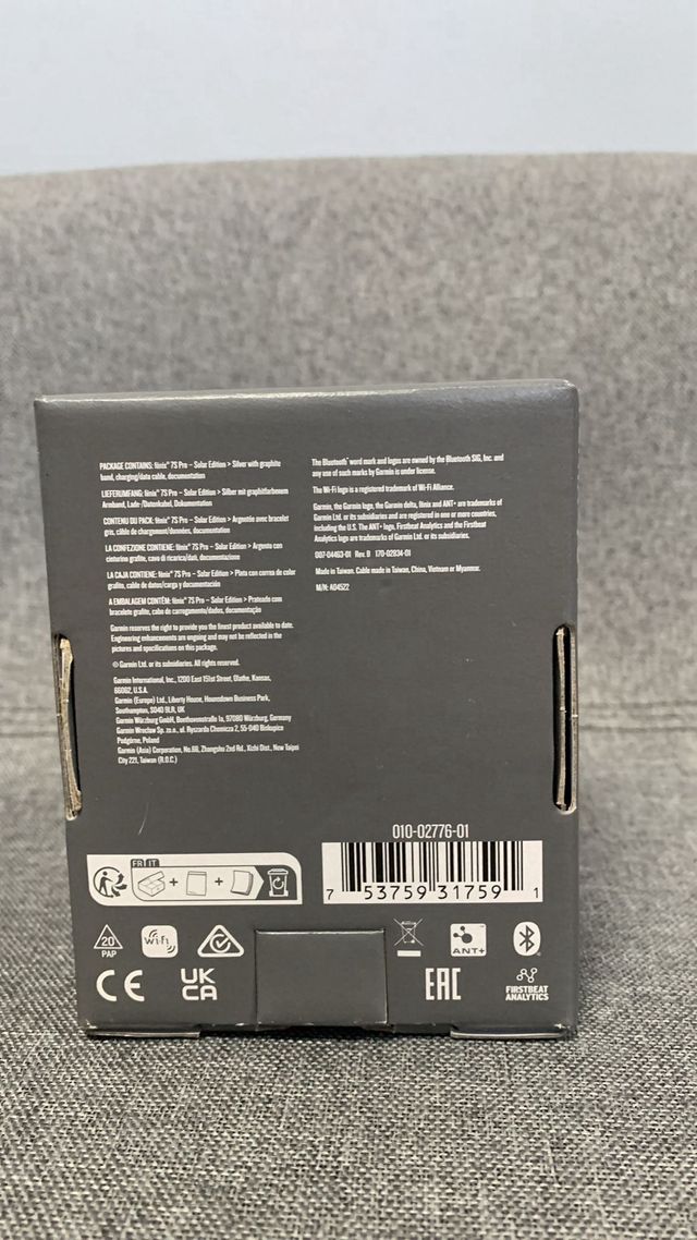 Garmin Fenix 7S Pro Solar GPS Watch