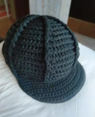 Gorro de ganchillo tejido