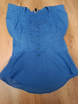 Blusa Sfera azul talla M