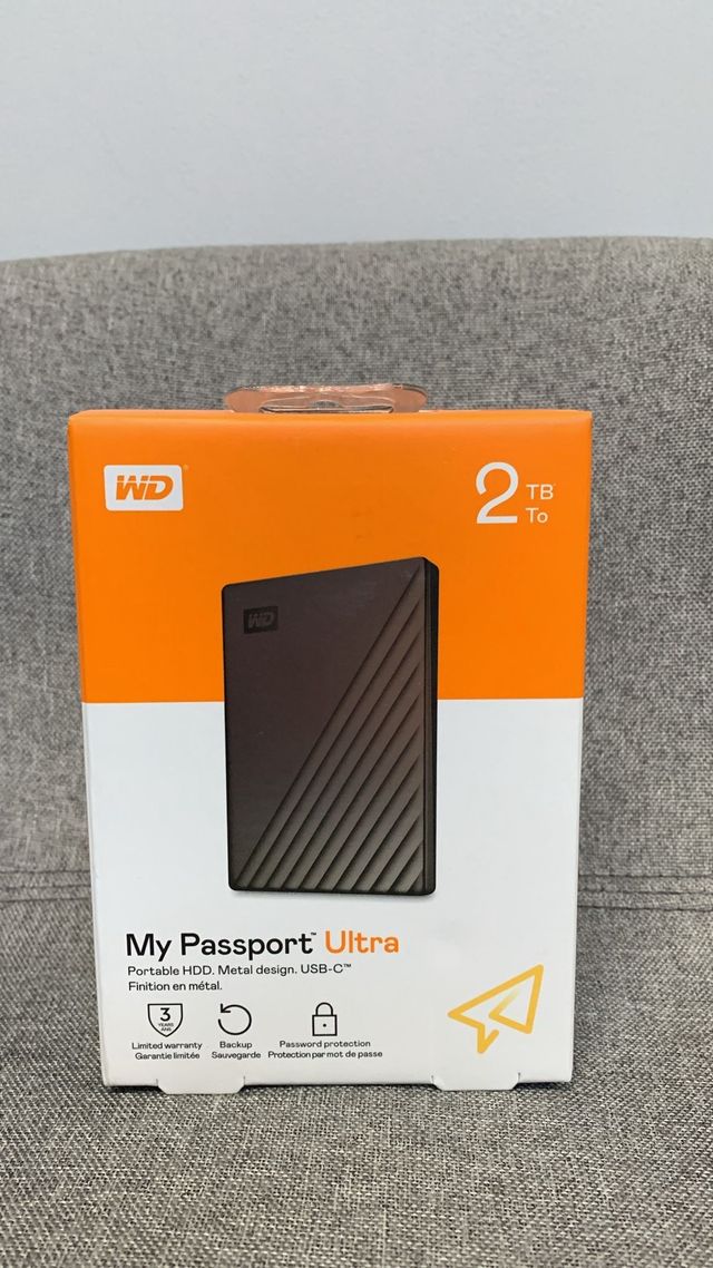 Disco Duro Externo WD 2TB My Passport Ultra