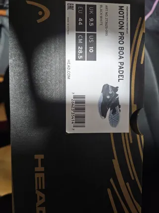 Zapatillas Head Padel Motion Pro Boa 44