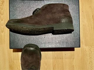 Stivaletti Prada in camoscio marrone