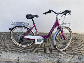Bicicleta Morada Paseo