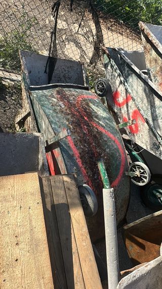 Pasteleras de cemento para obra