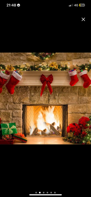 NUEVO 9 Troncos Falsos Chimenea Cerámica