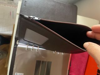 Agenda de piel marrón