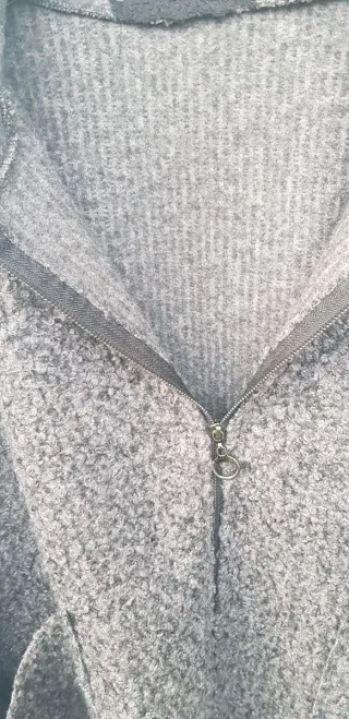 Chaqueta de lana gris