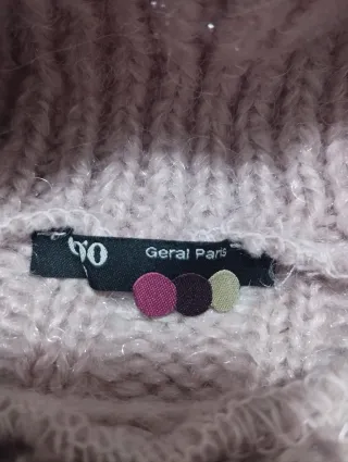 Jersey rosa cuello alto original