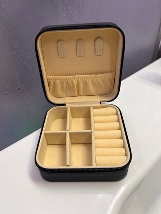 Portagioie nuovo nero e beige