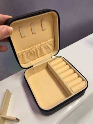 Portagioie nuovo nero e beige