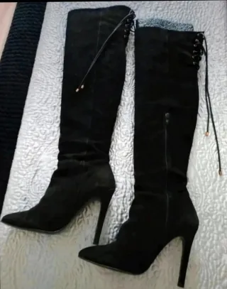 Botas altas Mas34 negras