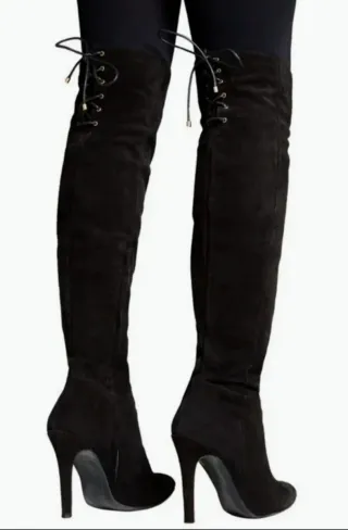 Botas altas Mas34 negras