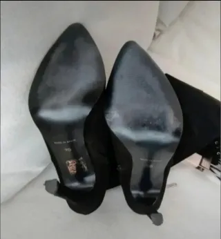 Botas altas Mas34 negras