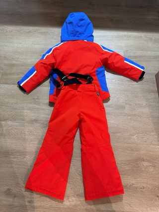Conjunto esquí niño EA7 rojo y azul Talla 116cm