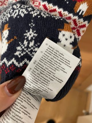 Vestido jersey navideño Esmara Talla L