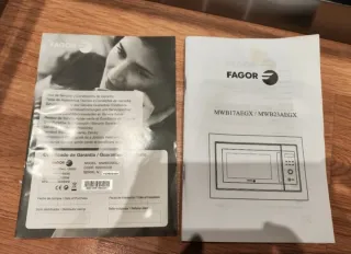 Microondas integrable Fagor MWB 23AGEX Acero Inox