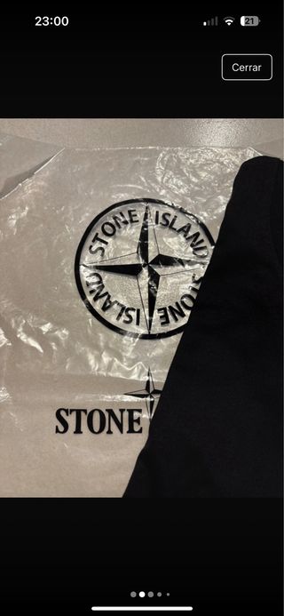 Camiseta Stone Island Negra Talla M
