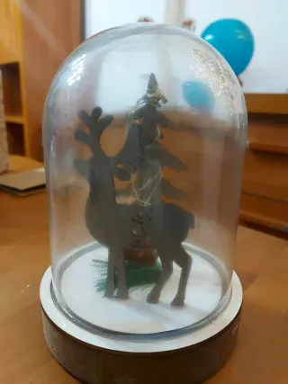 Iluminária de Natal Nataluna Transparente