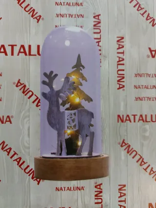 Iluminária de Natal Nataluna Transparente