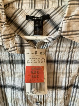 Vestido camisero de Mango