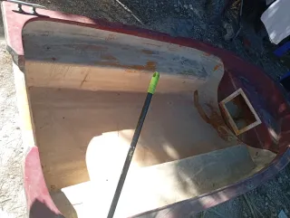 Barca de fibra para pesca