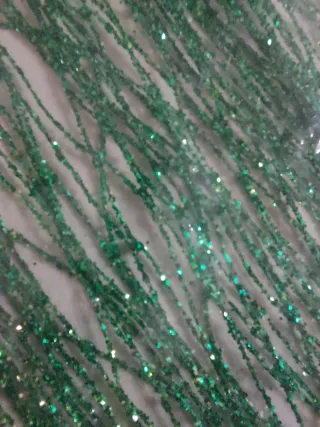 Fitas finas verdes de Natal