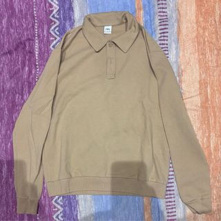 Sudadera Polo Zara Beige Talla M