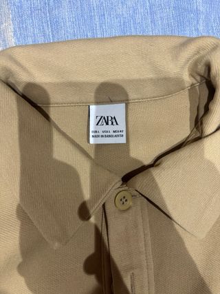 Sudadera Polo Zara Beige Talla M