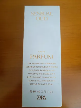 Perfume " SENSUAL OUD " ZARA 80 ML.