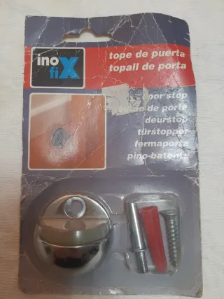 Tope de puerta Inofix cromado