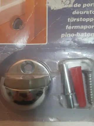 Tope de puerta Inofix cromado