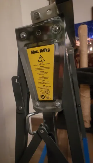 Borriqueta regulable en altura Silverline.