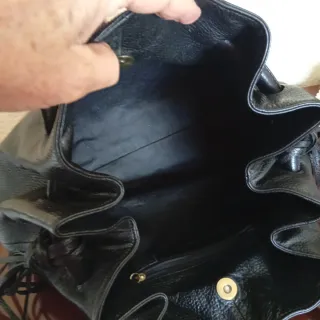 Bolso Piel Negro Purificación García