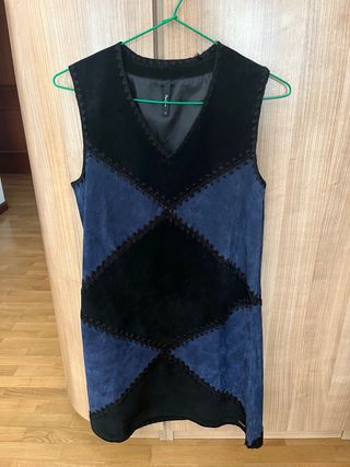 Vestido Pepe Jeans Patchwork Azul/Negro