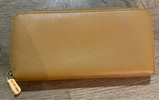 Monedero Michael Kors Beige y Dorado