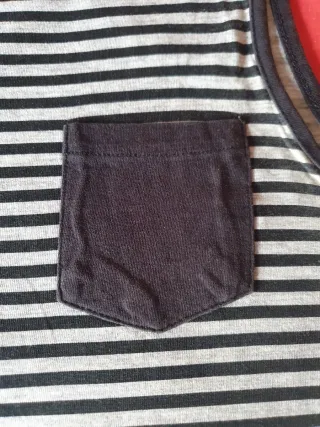 Camiseta de tirantes a rayas