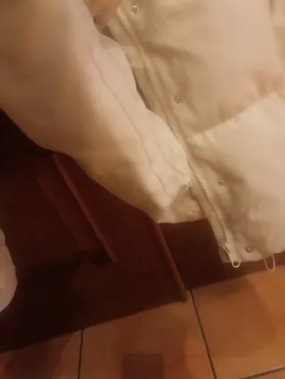 Abrigo Mujer Beige Leather Effect Collection, Stra