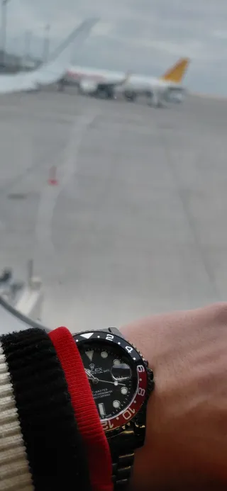 Releoh Pulsera de eslabones plateada