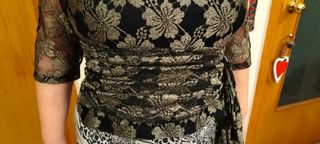 Camiseta Kavana encaje dorado talla 50