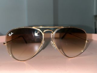 Gafas Ray-Ban Aviador Marrón/Dorado 58D14